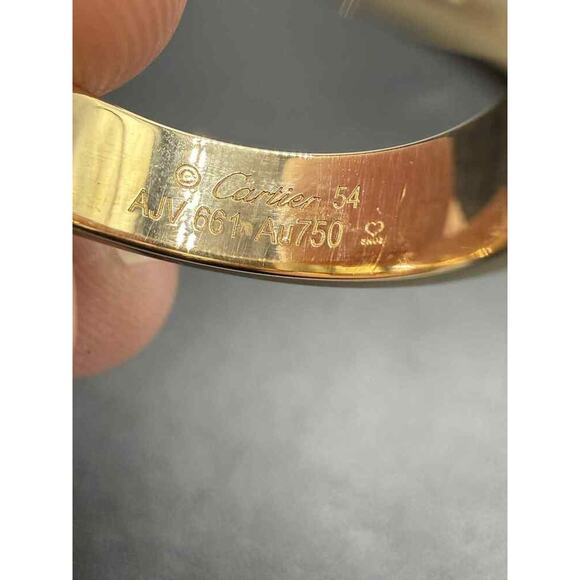 CARTIER LOVE Wedding Band - Love Ring, Size 7, Yellow Gold 18k SPB-TS 354204 - Picture 4 of 4